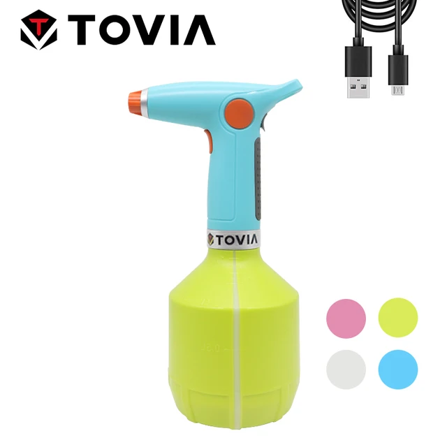 T Tovia Automatikus Öntöző Permetező Akkumulátor Elektromos Kerti Permetezőgép 1L Állítható Áramlás Újratölthető Háztartási Tisztítás - Image 2