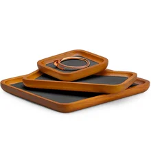 

Oirlv Wooden Ring Tray Necklace Tray Earrings Brooch Bracelet Bangle Tray Jewelry Display Tray Jewelry Organizer