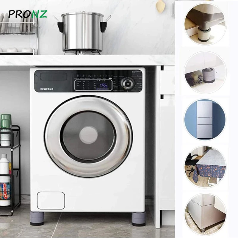 Washing Machine Anti Vibration Feet Pads Rubber Mat Anti-Vibration Pad Dryer Fixed Non-Slip Noise-reducing Pads Support Dampers