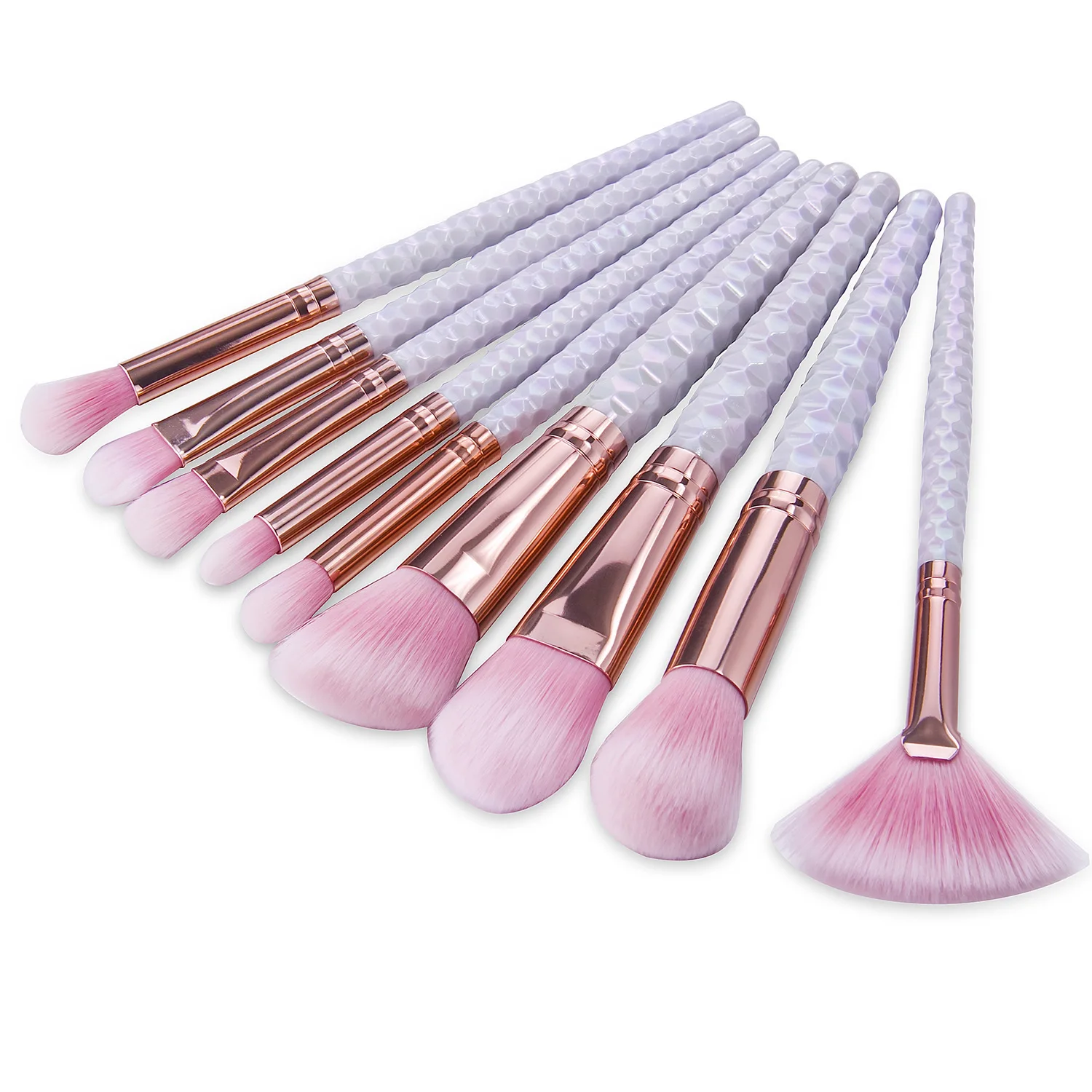 

9 PCs Makeup Brush Honeycomb Makeup Brush Set Small Scale Makeup Brush Beauty Tool