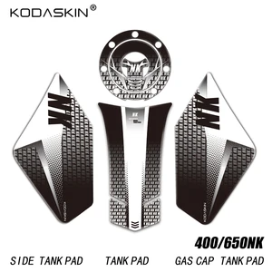 Image 2 - KODASKIN 3D tanque de Gas de tracción tapa de tanque de la motocicleta etiqueta Protector lateral agarre almohadilla para estampado accesorios para CFMOTO 400NK 650NK