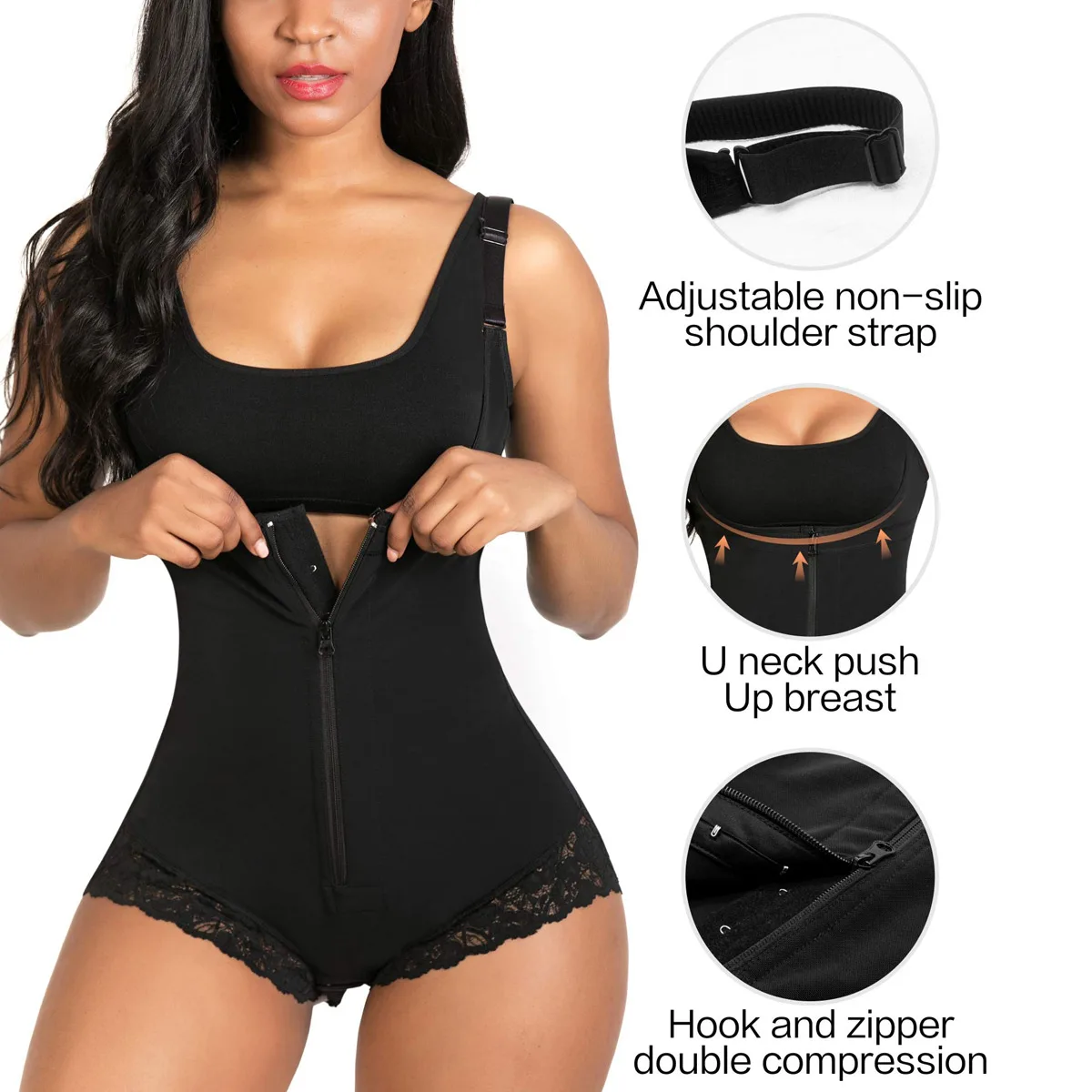 Faja para reducir el Abdomen y la cintura para mujer, entrenador moldeador  de cuerpo, vaina esculpida, fajas colombianas originales, Binder Chest -  AliExpress