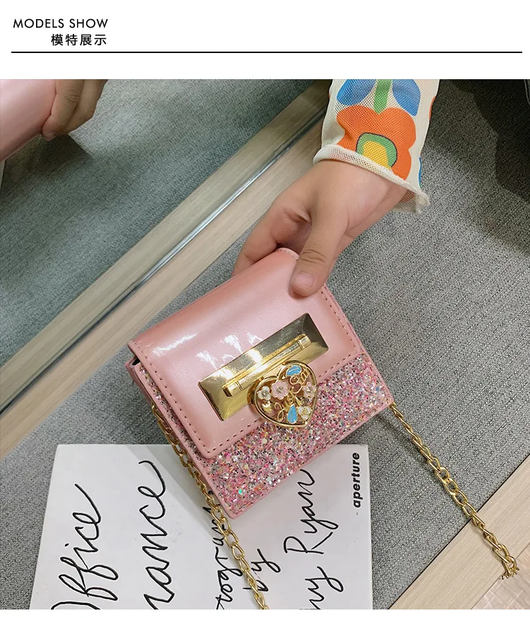 France Non-mainstream Children's Bags New Style Summer Autumn Popular Mini Chain Square Sling Bag Versatile INS Shoulder Ba