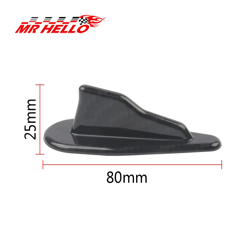 EBay Amazon Hot Selling Car Modified Evo Style Carbon Fiber Shark Fin Spoiler
