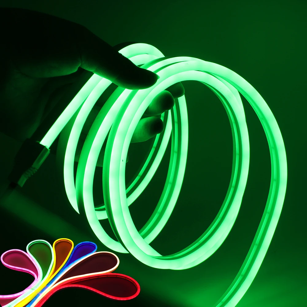 

DC 12V Neon Strip 6x12mm SMD 2835 120LEDs/m Flexible Neon Lights Waterproof Indoor Outdoor Lighting 0.5m 1m 5m