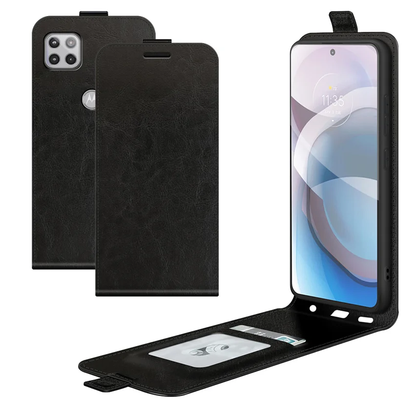 

For Motorola Moto One 5G ACE Case Flip Leather Cases For Motorola Moto One 5G ACE High Quality Vertical Wallet Leather Case