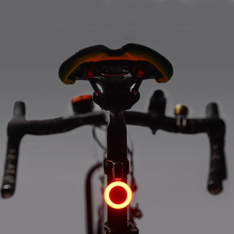 Зарядка через usb габаритные огни для велосипеда MTB фары для езды ночью мотоциклетные креативный водонепроницаемый задний фонарь для велосипеда аксессуары