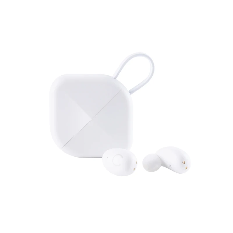 Белый Bluetooth наушники Mini TWS 5,0 беспроводные наушники водонепроницаемые стерео наушники с микрофоном для звонков - Цвет: Белый