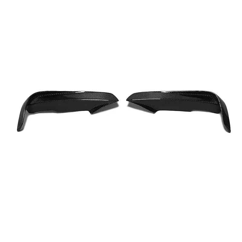 Pair Real Carbon Fiber Front Splitter for BMW F30 2012-2018 M Sport Body Kits Front Fog Lamp Splitter Fins Trim Canards Cover