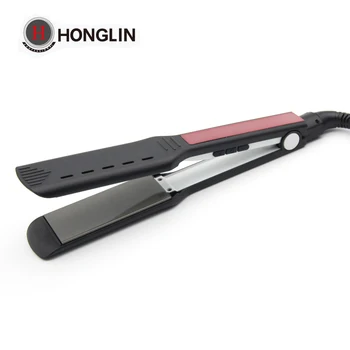 

Honglin Hair Steam Straightener Flat Iron Fast Warm-up Professional Hair Straightener Curler Styling Tools With Lcd Display