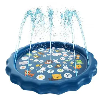

170cm Summer Water Mat Toys Children's Mat Beach PVC Inflatable Spray Water Cushion Outdoor Lawn Swimming Baby Play Mat Games