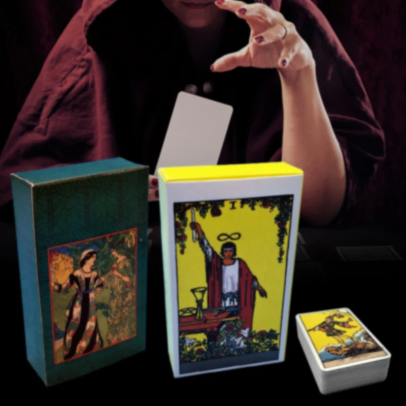 Полный английский лучистый Райдер Wait Tarot карты фабричного производства высокое качество Smith Tarot палубные настольные игровые карты