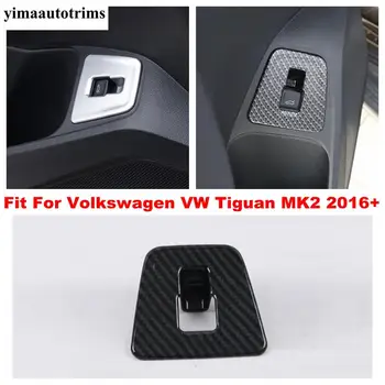 

Rear Tailgate Trunk Switch Control Button Frame Cover Trim Fit For Volkswagen VW Tiguan MK2 2016 - 2020 Carbon Fiber / Matte Kit
