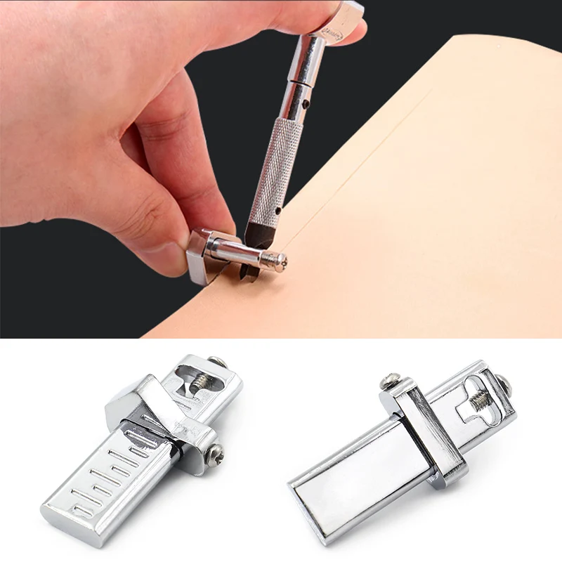Leather Tools Auxiliary Carving Rotary Knife Accessories Metal Scratches Edge Locator Frame Cutter Knife Holder DIY Tools