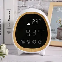 WIFI akıllı hava nemlendirici 200ml ultrasonik aromalı uçucu yağ difüzör ev dijital ekran zaman hava aromaterapi Atomizer
