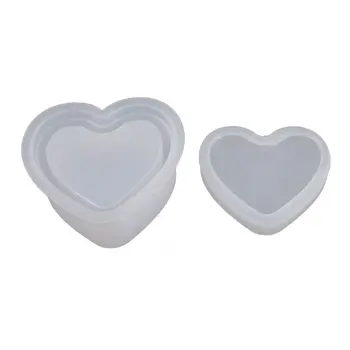 

DIY Crystal Epoxy Resin Mold Silicone Storage Box Mould Handmade Crafts Jewelry Making Tool