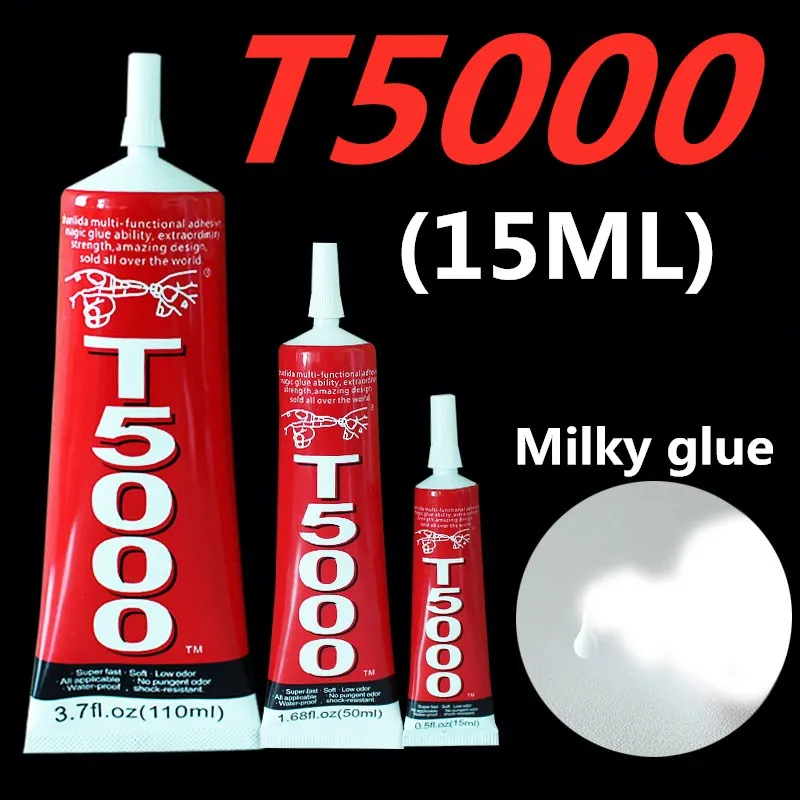 15ml T5000 Milky White Glue Mobile Phone Screen T5000 Adhesive