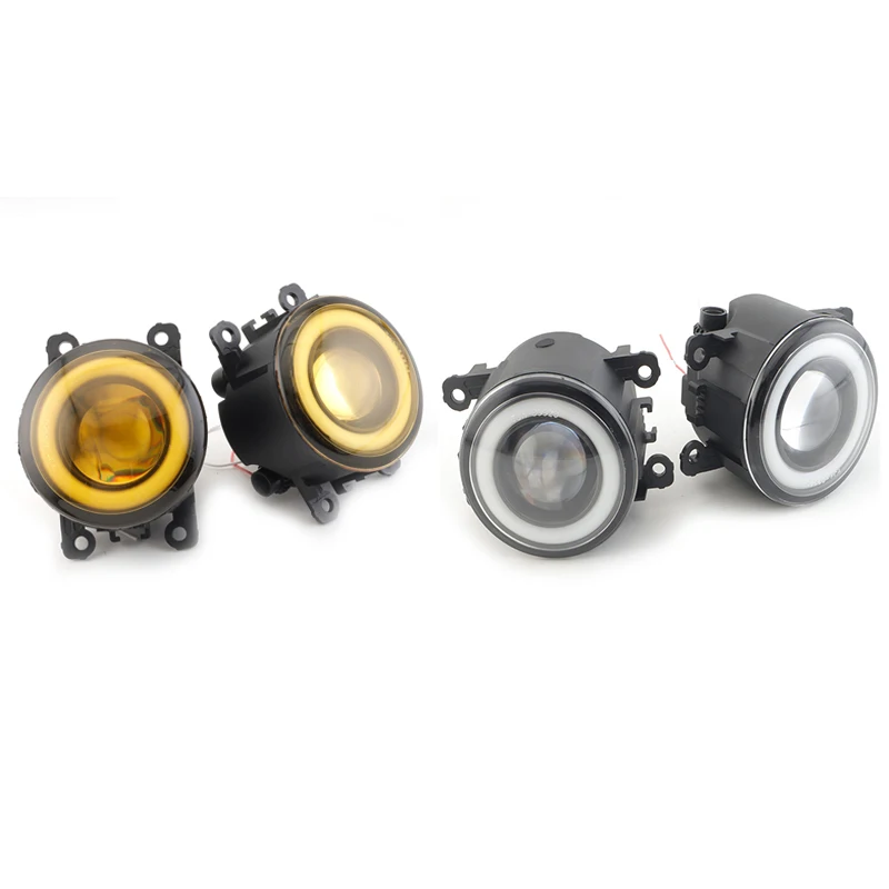 1 пара светодиодных противотуманных фар ангельские глазки дневные ходовые огни