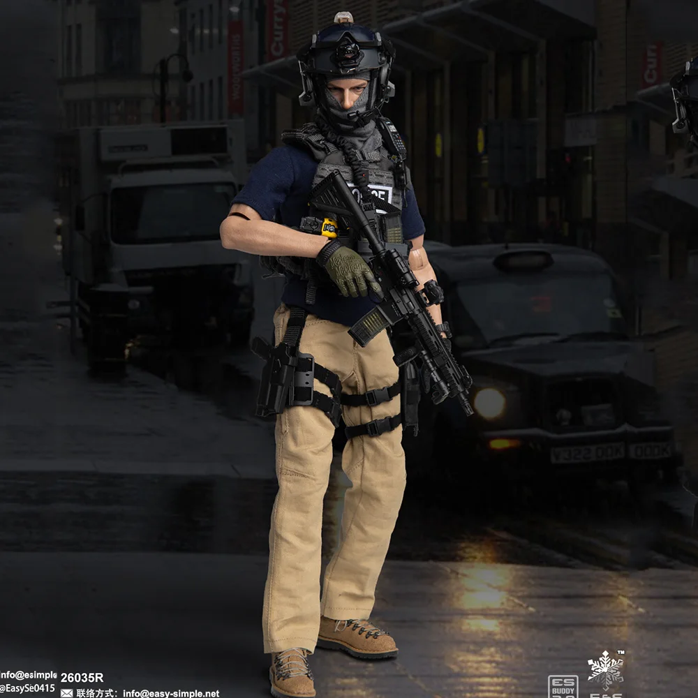 1/6-12" scale Dragon Modern Police SWAT Special Force Vest 