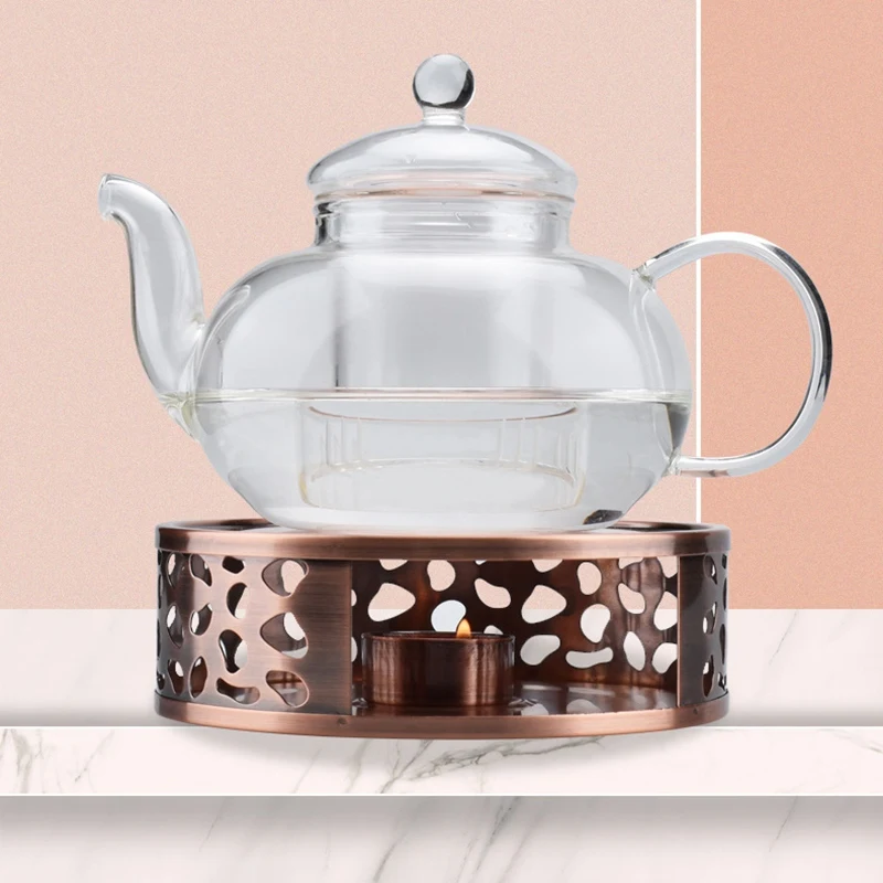 New Durable Stainless Steel Tea Warmer, Heating Base, Teapot, Warm Tea  Stove, Candle Teapot, Tea Set