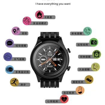 

Smart Bracelet All yuan quan Touch Screen Heart Rate Test Hot Selling