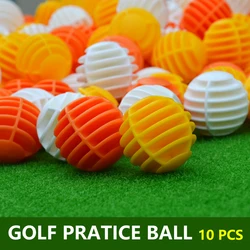 TTYGJ Golf Balls Indoor Practice Balls Light Hollow Balls Striped Balls Checkered Balls Accessories Color Randomly Sent