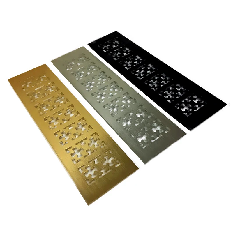 Air Vent Grille W80mm Honeycomb Rectangular Aluminum