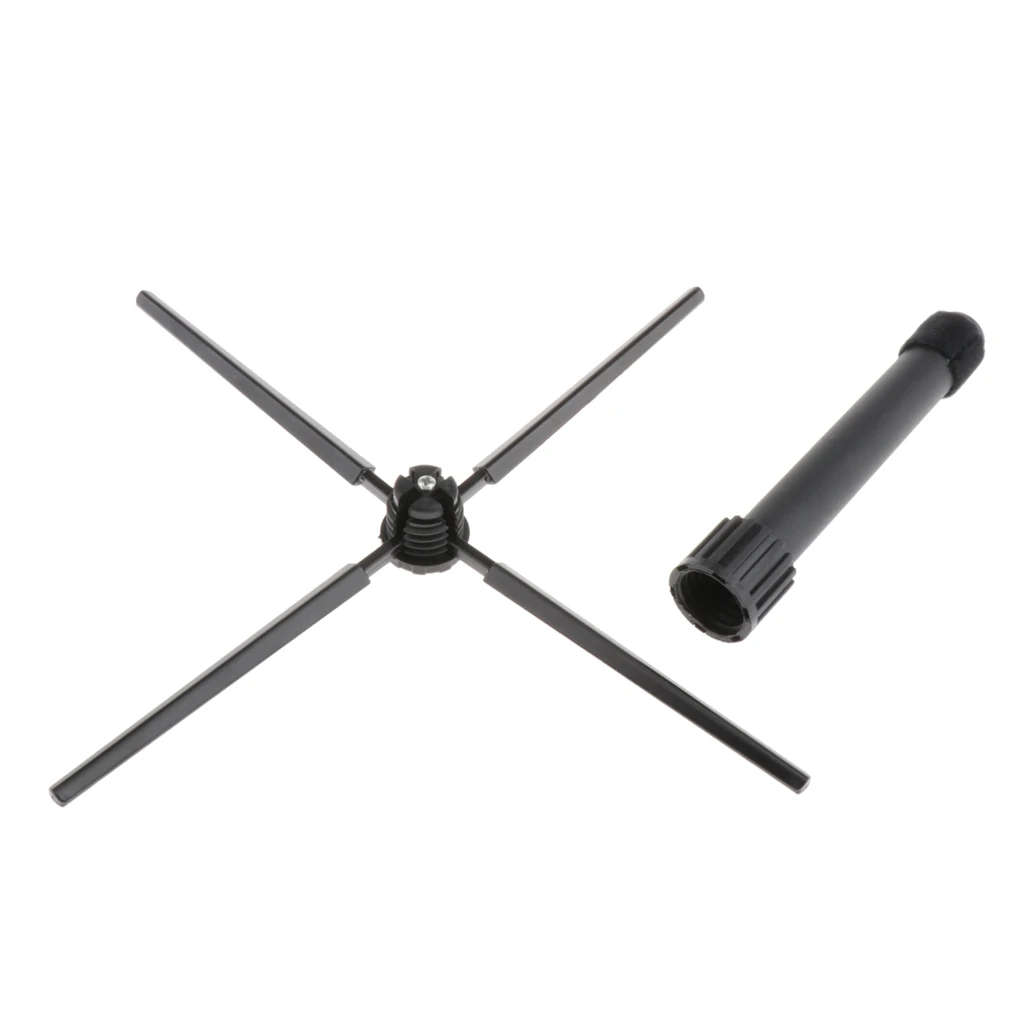 Foldable Flute Clarinet Stand Portable Black for Flute Clarinet Parts Accs