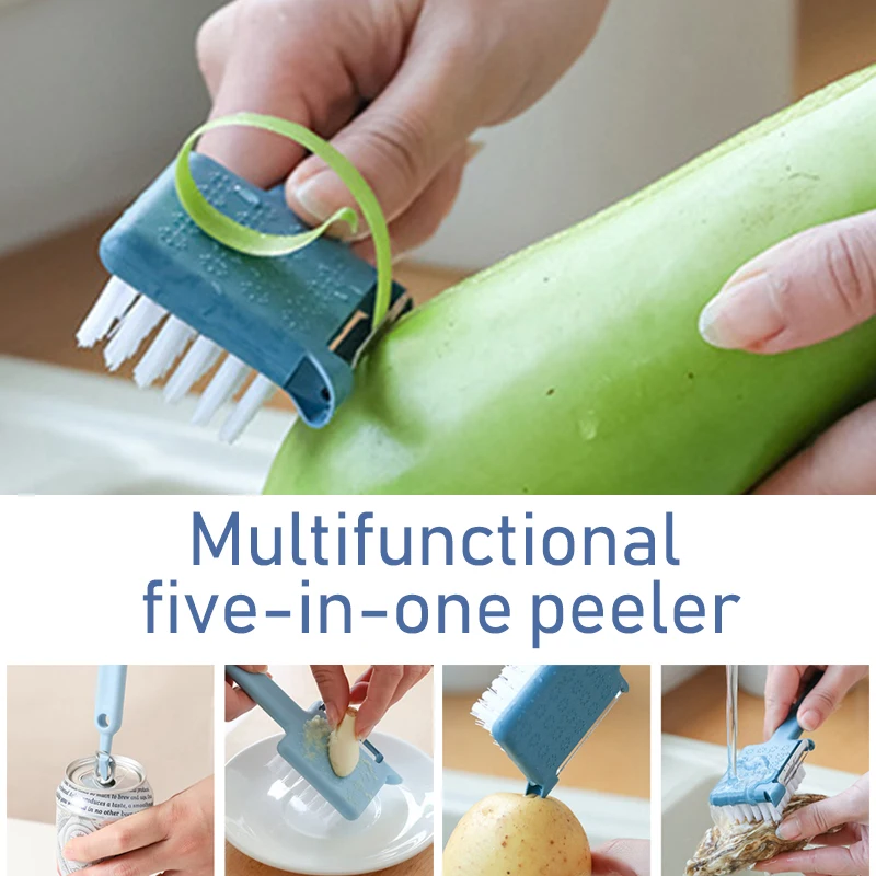 Multifunctional Fruit Peeler Brush Kitchen Can Be Hung Vegetable Grater Tool