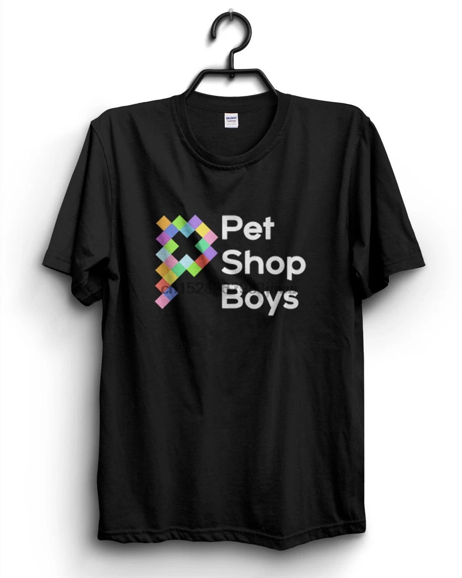 Редкая Мужская футболка из PSB Pet Shop с логотипом размер от S до 2XL |