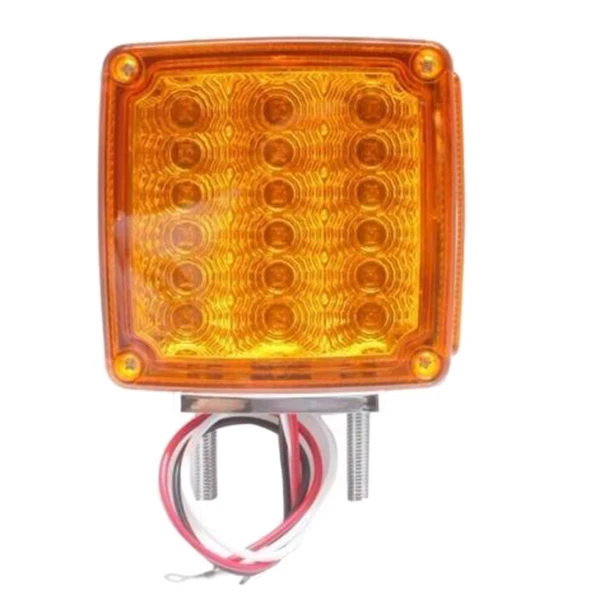 2 шт. Янтарный/Красный 39 Led двухсторонний штыревой держатель пьедестал крыло стоп поворот задний светильник светодиодный габаритный светильник s