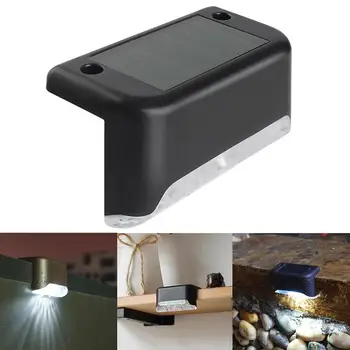 

Solar Power LED Path Stair Light Waterproof Outdoor Garden Yard Pathway Stairs Steps Fence Landscape Wall Lamp For 18650 Battery