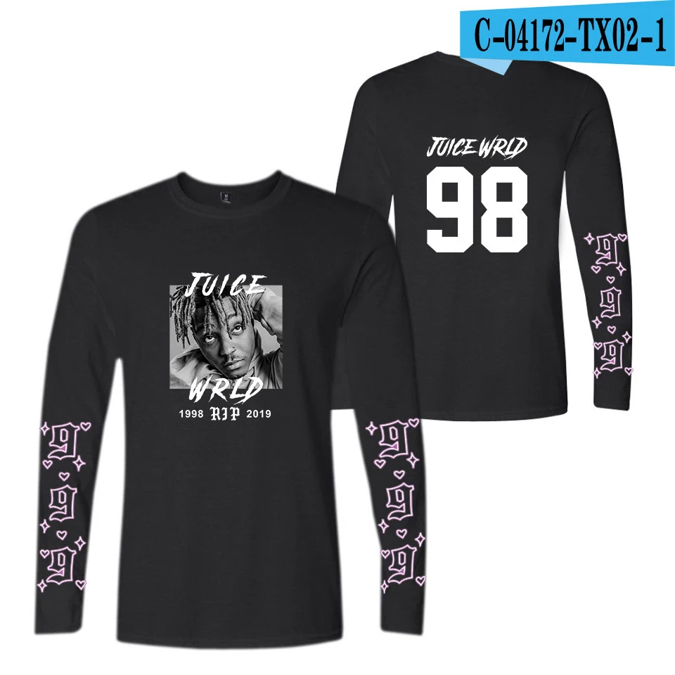 Maglietta Unisex Juice WRLD – Stampa 3D Del Rapper, Girocollo Manica Corta, Casual Hip Hop, Taglie Dalla XS Alla 2XL - 2