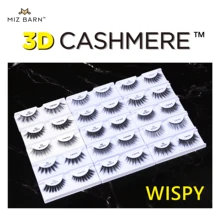 

MIZ BARN 3D CASHMERE-WISPY False Eyelashes Wispies Fluffy Eyes Lashes Soft Artificial 10-20mm Make Up Eyelash Beauty Wispy Lash