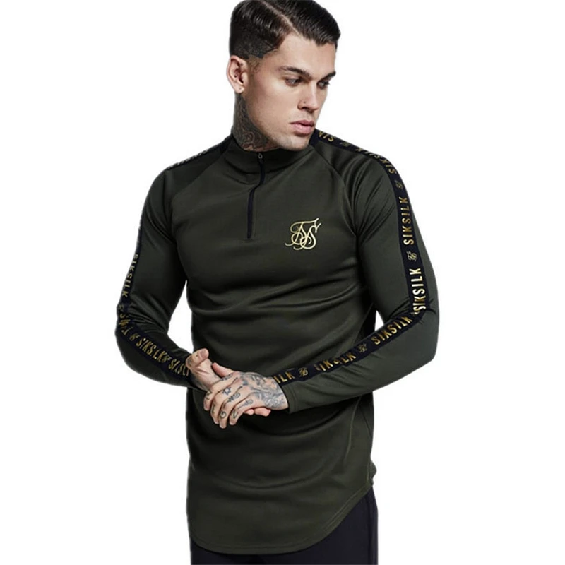 Sik Silk Camiseta de seda para hombre, ropa de calle de Hip Hop para  gimnasio, camiseta de Fitness, camiseta de España|Camisetas| - AliExpress