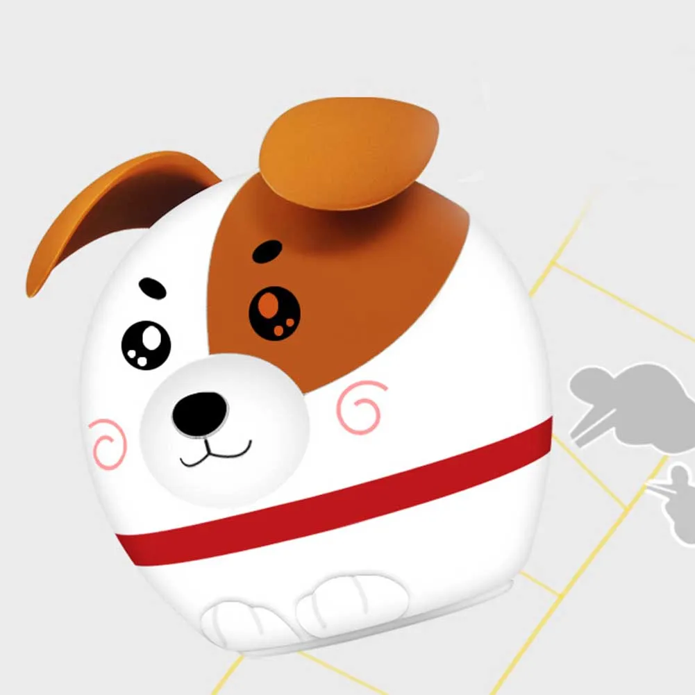 

Washable Silicone Night Light Carton Soft Colorful LED Home Patting USB Rechargeable Decorative Bedside Cute Dog Shape Gift