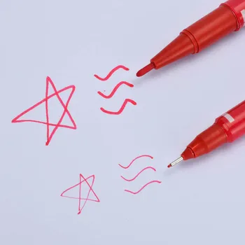 

New Hot 10 Pcs/Set Dual-Tip Tattoo Skin Marker Pen Body Art Piercing Marking Scriber Tool SMR88