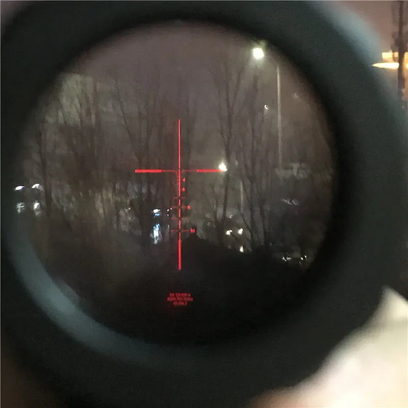 Быстрый таргетинг Призма прицел стекло Выгравированный llluminted красный таргер