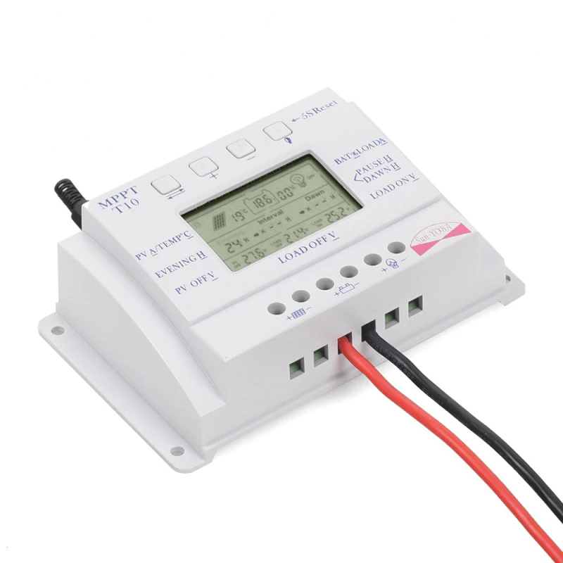 Sensor de Temperatura Melhorar a Eficiência de Carregamento por 30% Solar Controlador Mppt Painel Pode Luz Bateria Pwm 10-40a 6 Cheap Controladores solares