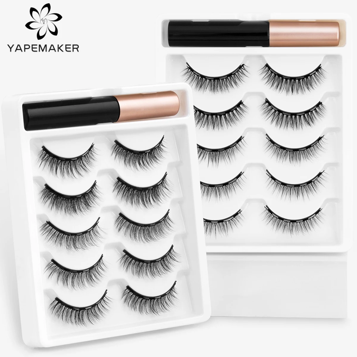 YAPEMAKER 5 пары магнитное поле 3D накладные магнит для ресниц ресницы магнитные