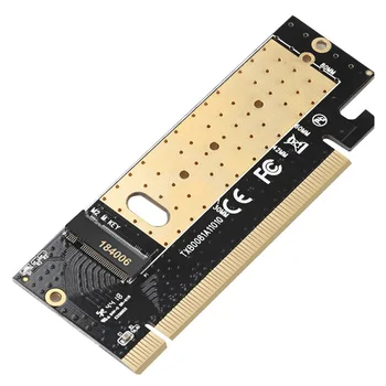 

M.2 NVMe SSD Adapter M2 to PCIE 3.0 X16 Controller Card M Key Interface Support PCI Express 3.0 x4 2230-2280 size