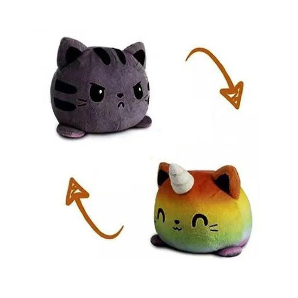 Peluche Chat Réversible sur Pandaly  Cat plush, Cat plush toy, Plush  animals