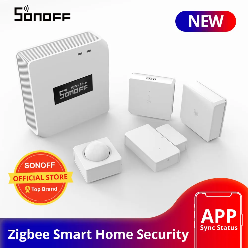 SONOFF-Interruptor inalámbrico con sensor Zigbee 3.0, dispositivo sensible al movimiento y temperatura, sonda de humedad, detector para ventana y puerta