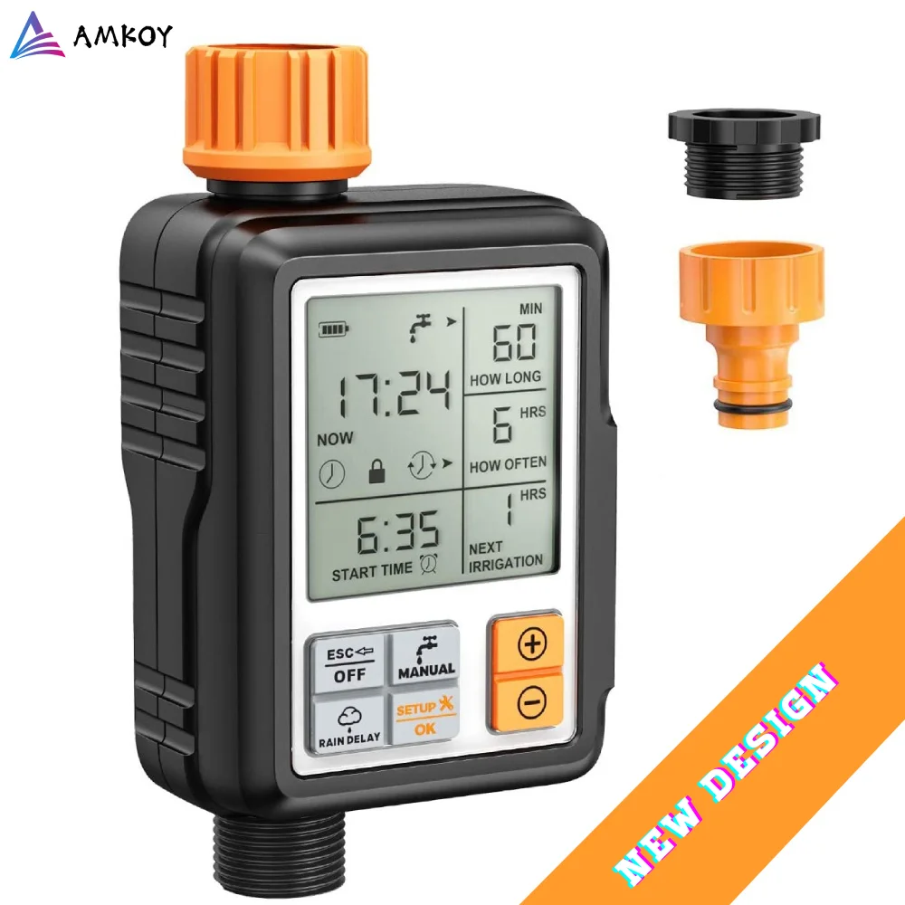 

LCD Screen Electronic Automatic Water Timer Sprinkler Controller Outdoor Garden Timer Automatic Watering Device Irrigation Tools