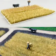 Escena de simulación hecha a mano, Escala de arbustos de imitación, materiales, modelo de construcción, modelo de hierba, aguja, C5Y0