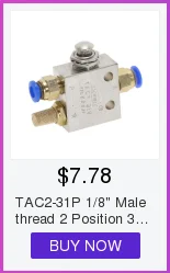TAC2-31P выпускной клапан 2 положения 3 ходовой роликовый рычаг Механический клапан пневматический клапан переключатель 1/" Женская резьба w фитинги