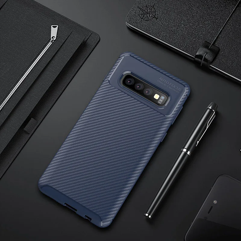Тёмно-синий Чехол для телефона для samsung s10 плюс s10e s9 note 9 10 задняя крышка на galaxy s 9 10 не s10plus s9plus note9 note10 9s 10s not9 not10 - Цвет: Тёмно-синий