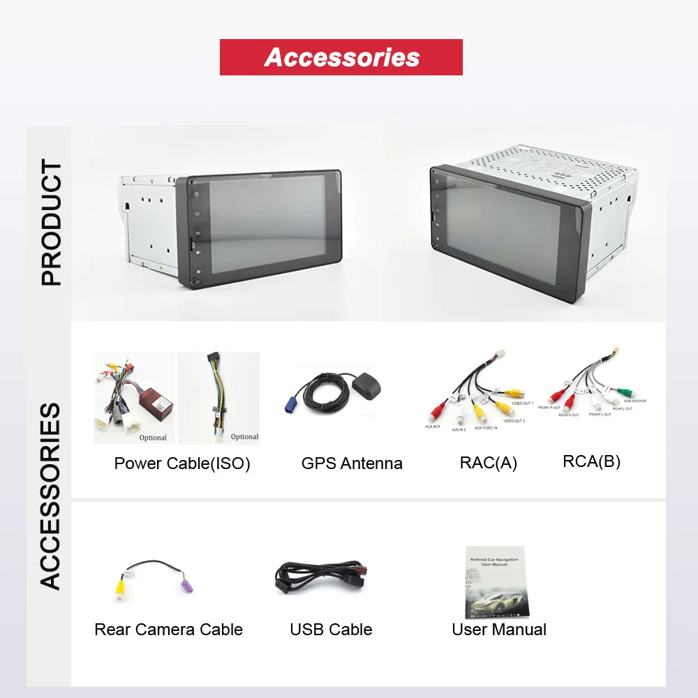 Cheap Bonroad 7" Android 9.0 Car Multimedia Player For Mitsubishi outlander lancer asx  Radio video stereo GPS Navigation RAM4G ROM64G 5