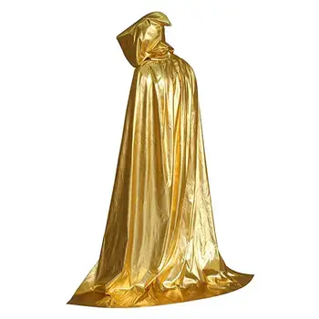 

1pc Halloween Cloak Cape Loose Hooded Cloak Halloween Cosplay Costume Suit Adult Role-Playing Decoration Clothing