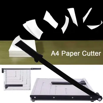 

A4 Paper Cutter Multifunction Steel Paper Trimmer Manual Photo Knife A4 Paper Card Cutting Blade For Home Office School
